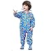 Produktbild Kids Regenmantel Kinder Regenjacken Jungen Atmungsaktiv Wasserdicht Blau Auto Muster Leicht Regenanzug Einteilig Mädchen Outdoor Overall Regen Softshelljacke Sport Schulaktivität Unisex 7-10 Jahre