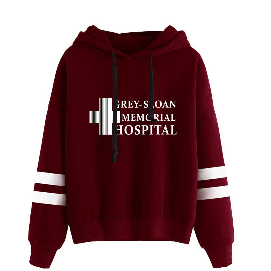 Ylwx Men's Red Hoodies And Wo Printed Pullover Sweatshirt