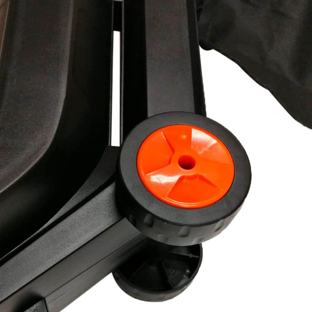 Mediawave Store - Soffiatore Elettrico per Foglie, KRAFTROYAL Aspiratore Trituratore Potenza 2800W con Sacco di Raccolta da 45 litri