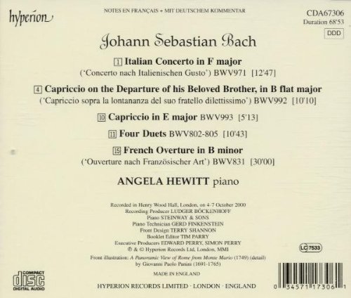 Miniatura 2 de Bach French Overture, Italian Concerto, etc