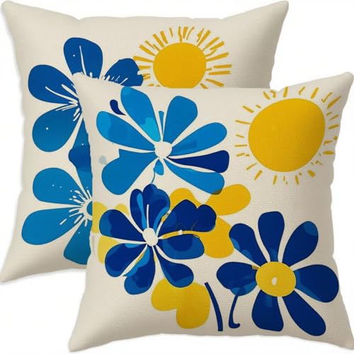 Housse de coussin imperméable 65x65 avec zip invisible lot de 2 - 2