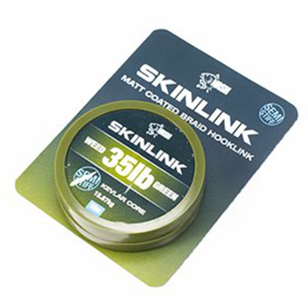 Hull Angling Centre Nash Skin-Link 35lb Semi Stiff Weed Green (T2837)