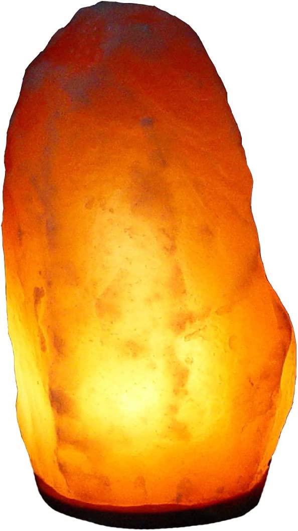 Salz Lampe von 2 kg bis 26 kg frei wählbar Kristall Lampen Salt Range Pakistan mit Spezial Leuchtmittel und Kabel in 120 cm WEIß (14-16 kg)