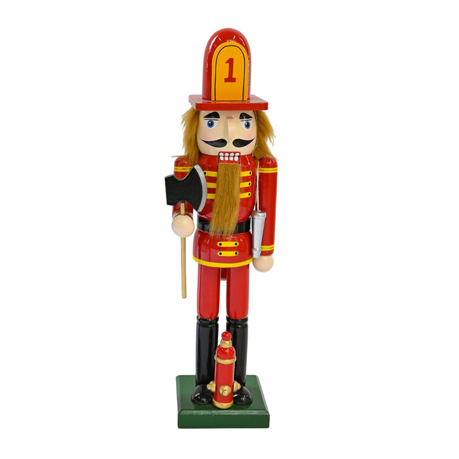 ljhnba Multifunctional Festival Decoration Wood Soldier Figurine Nutcrackers Christmas Soldier Ornament Shelf Centerpieces Cracker Sculpture