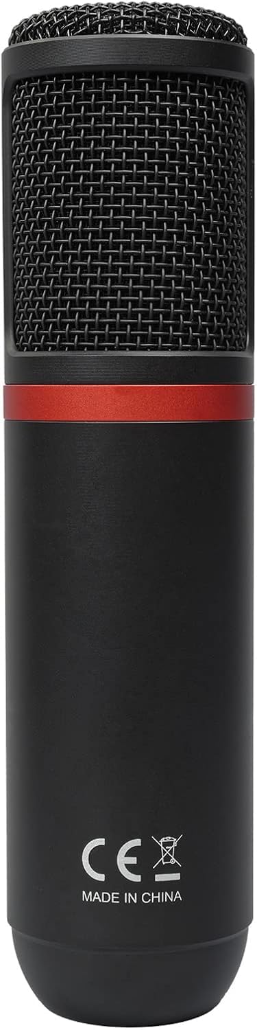 WOODBRASS UM3 - Micrófono Condensador Cardioide USB para PC y Mac para grabación de Broadcast y Streaming, podcasting, conferencias, Home Studio, Voice Over