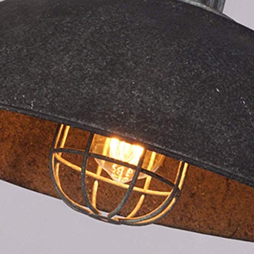 Suspension réglable unique en acier inoxydable avec support lumière rétro E27