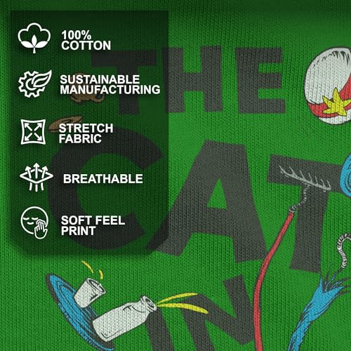 Boy's Dr. Seuss The Cat in The Hat Falling Things T-Shirt4