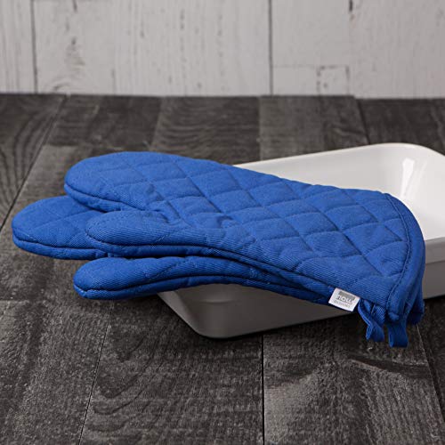 Now Designs Basic Oven Mitt, Royal Blue - 6.5 X 13 In | Set Of 2 #TOP2