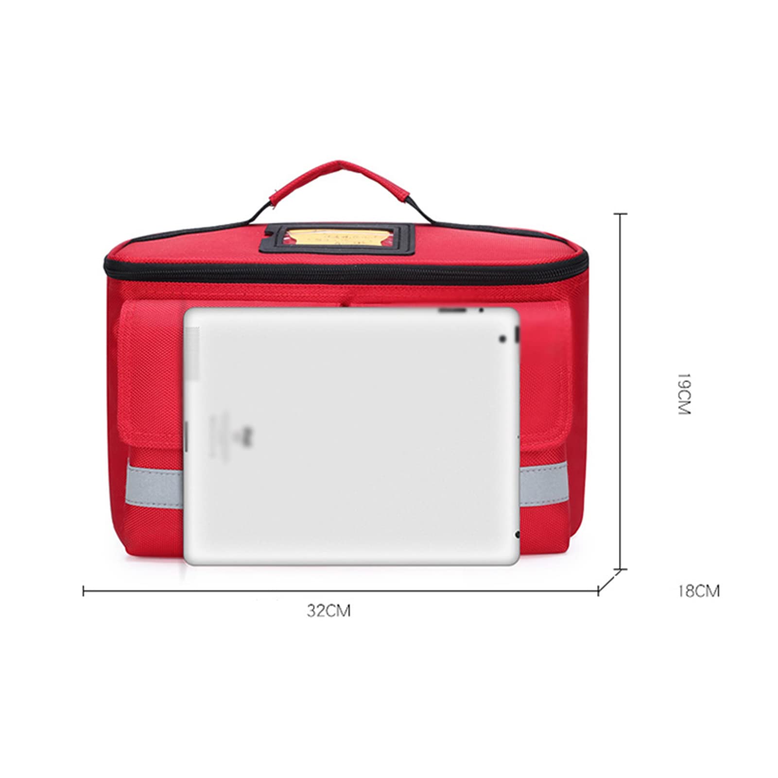 Sac de Premiers Secours Portable Vide avec bandoulière Sac de Premiers Secours pour Soins à Domicile, Visite en Hospice, Voyage ou événement d'urgence