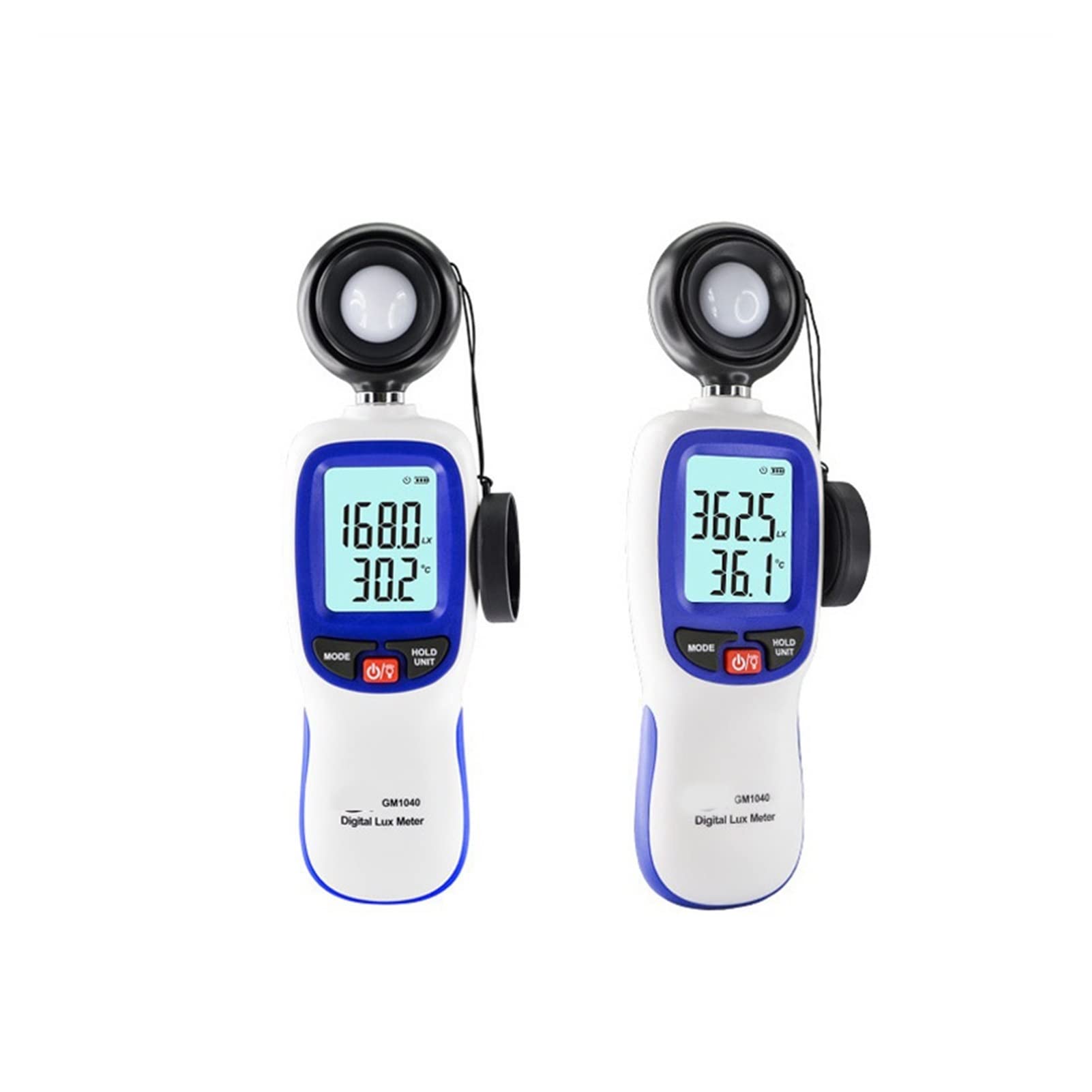 Medidor de luz, GM1040 / 1040B Medidor de iluminancia Medidor de iluminancia digital Medidor de luz Medidor de luz Tester de brillo(1040B With Bluetooth app)