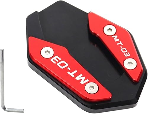 Miniatura 10 de Motorcycle Kickstand Foot Side Stand Extension Support Plate for Yamaha YZF R3 R25 MT03 MT25 2019 2022 MT 03 25 R 3 25 (Color  MT03 Gold)