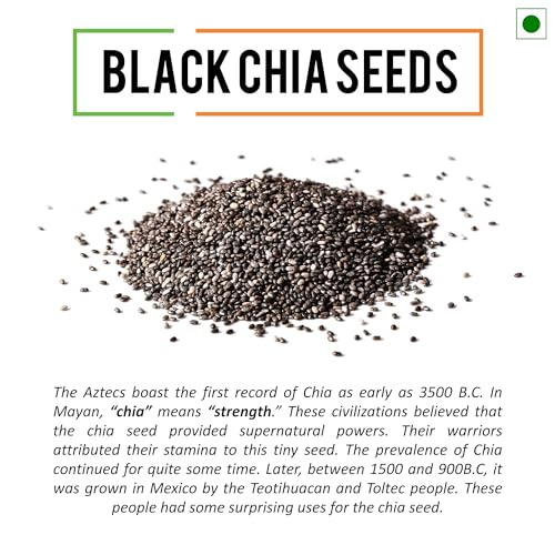 Image of Chef Urbano Chia Seeds 375g | Non-GMO and Fibre Rich Seeds | Omega-3 Seeds for Eating | Healthy Snacks