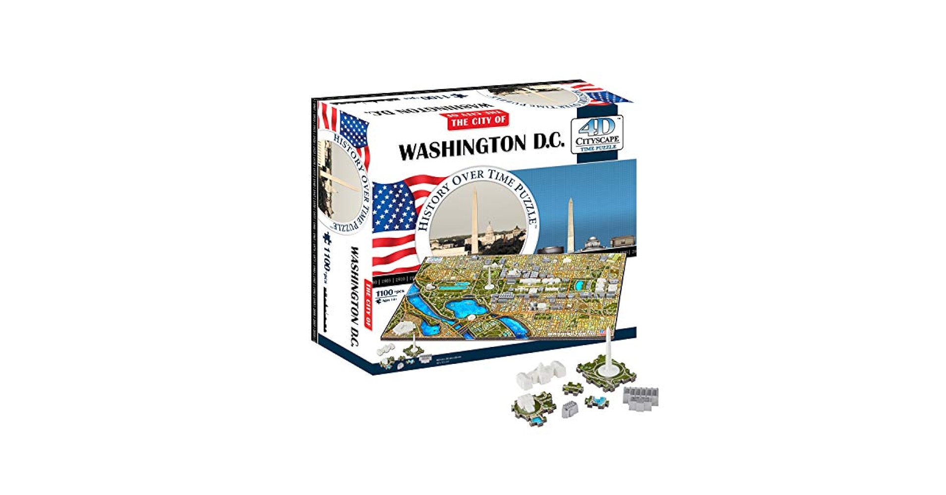 【未組立】４Ｄ ＴＩＭＥ　ＰＵＺＺＬＥ　香港 4D Cityscape: 4D Hong Kong Cityscape Time Puzzle (Other