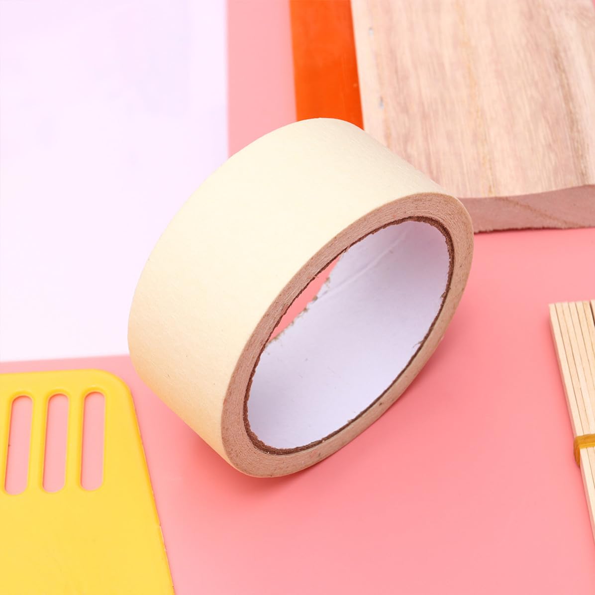 OHPHCALL Kit per Serigrafia Strumenti di Stampa Fai da Te 19 Pezzi in Legno e Plastica, Facile da Strappare e Riutilizzabile, Adatto a Progetti di Pittura e DIY Colore Colore Casuale