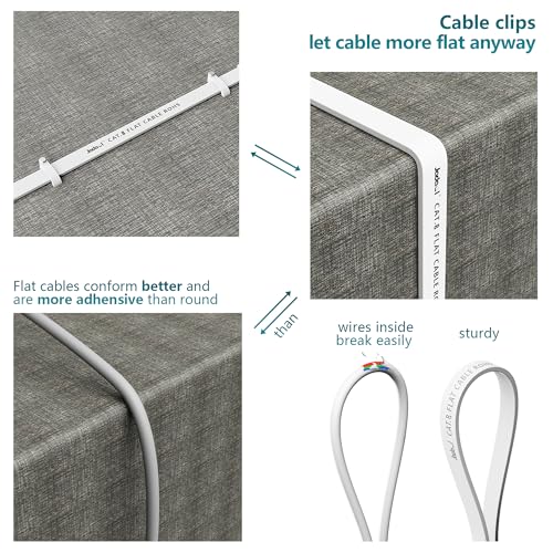 Cat8 Ethernet Cable, Outdoor&Indoor, 25 FT Heavy Duty High Speed Cat 8 LAN Network Cable, 40Gbps 2000MHz RJ45 Flat Internet Computer Patch Cord, Weatherproof S/FTP UV Resistant for Router/Modem/Gaming - Thumbnail 5