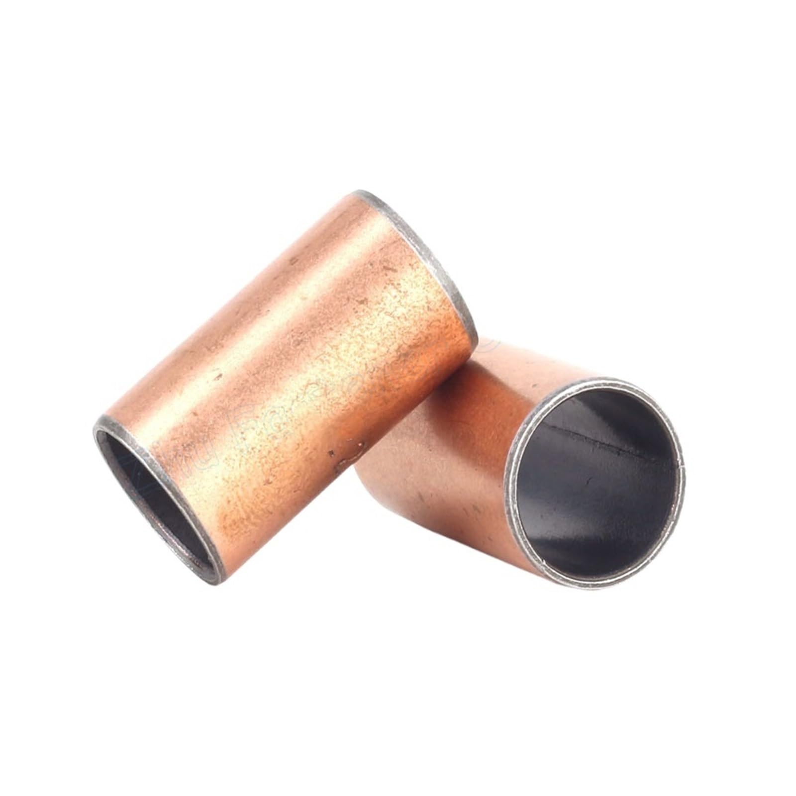 Roulements à billes bimétalliques autolubrifiants à gorge profonde - Douilles à manchon en cuivre sans huile (diamètre intérieur 10-15 mm) for une utilisation à grande vitesse(14x16x25mm (5pcs))
