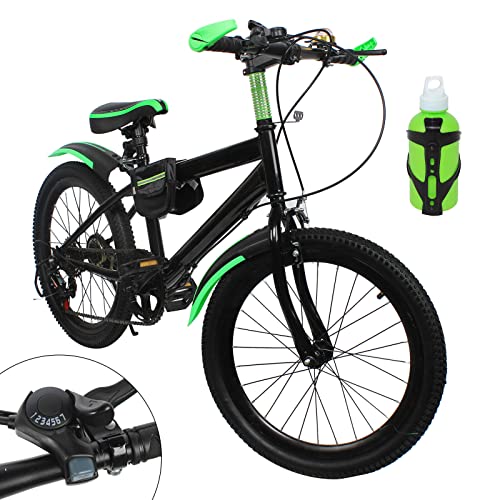 Bicicleta De Montaña Para Niños 20 Pulgadas - 7 Velocidades, Frenos De Disco, Suspensión, Para 8-13 Años (altura 1.3-1.5 M)