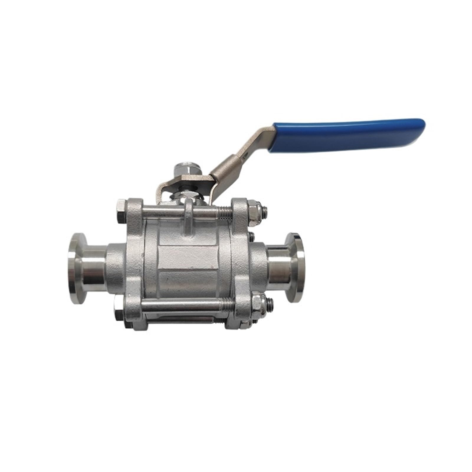 Válvula de bola manual de alto vacío de 3 piezas, brida KF16, KF25, KF40 y KF50, de acero inoxidable 304/316L, 1 unidad(KF-16,SS316L)