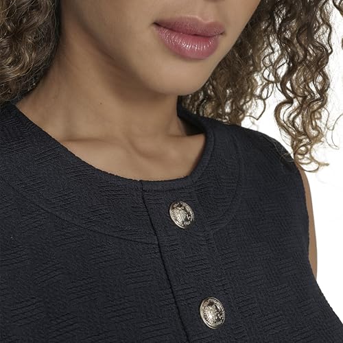 Image of Tommy Hilfiger Women's Pocketed Sleeveless Fit and Flare Dress