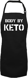 BODY BY KETO Apron with 2 patch pockets