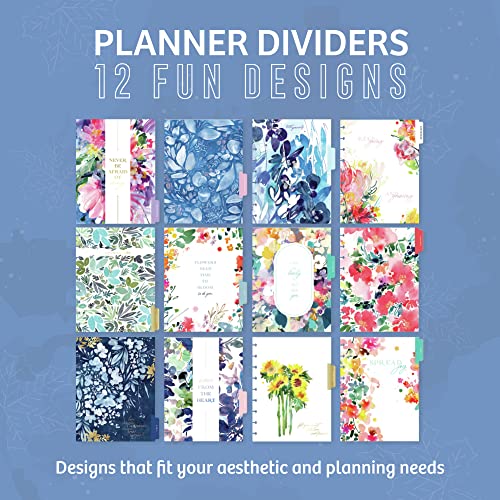 Happy Planner 2023 Daily Planner And Calendar, 12-Month Daily, Weekly, And Monthly Planner, Jan. 2023–Dec. 2023, Dashboard Layout, Ingrid Blooms Theme, Classic Size, 7 Inches By 9 1/4 Inches #TOP4