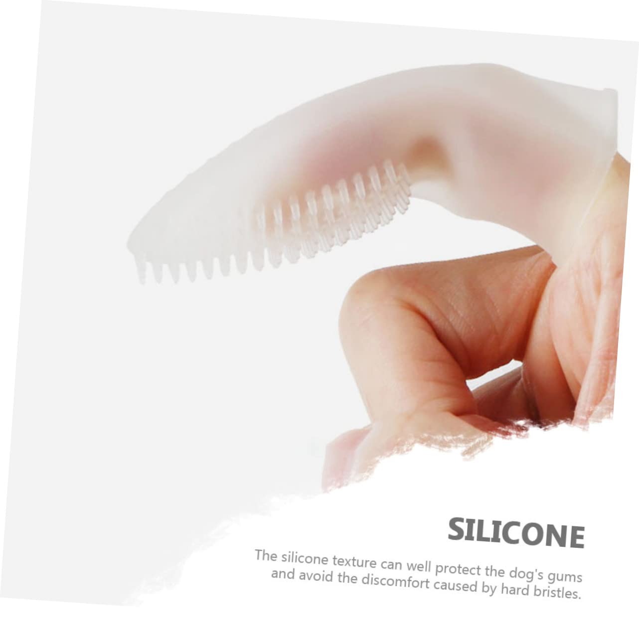 Toddmomy 4pièces Brosse à Dents Pour Animaux Silicone Pour Nettoyage Des Dents Des Chiens Et Chats Outil De Soin Pratique Pour Vos Compagnons à Quatre Pattes