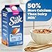 Silk Almond Milk, Original, Dairy Free, Gluten Free, Seriously Creamy Vegan Milk with 50% More Calcium than Dairy Milk, 64 FL OZ Half Gallon