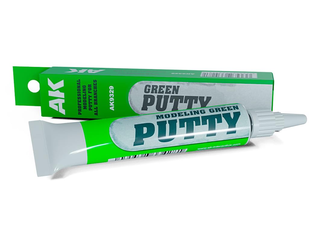Ak Interactive Green Ak Ak9329 Modelling Putty (20Ml / 39G)