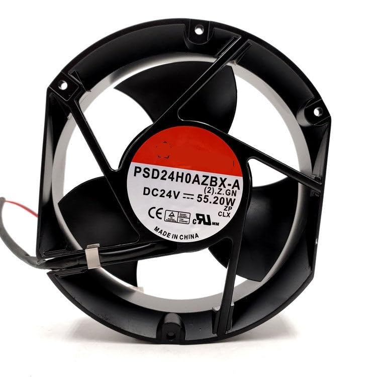 PSD24H0AZBX-A (2).Z.GN 24V DC 55W 17251 172x150x51mm High Airflow Axial Fan for Inverters & Industrial
