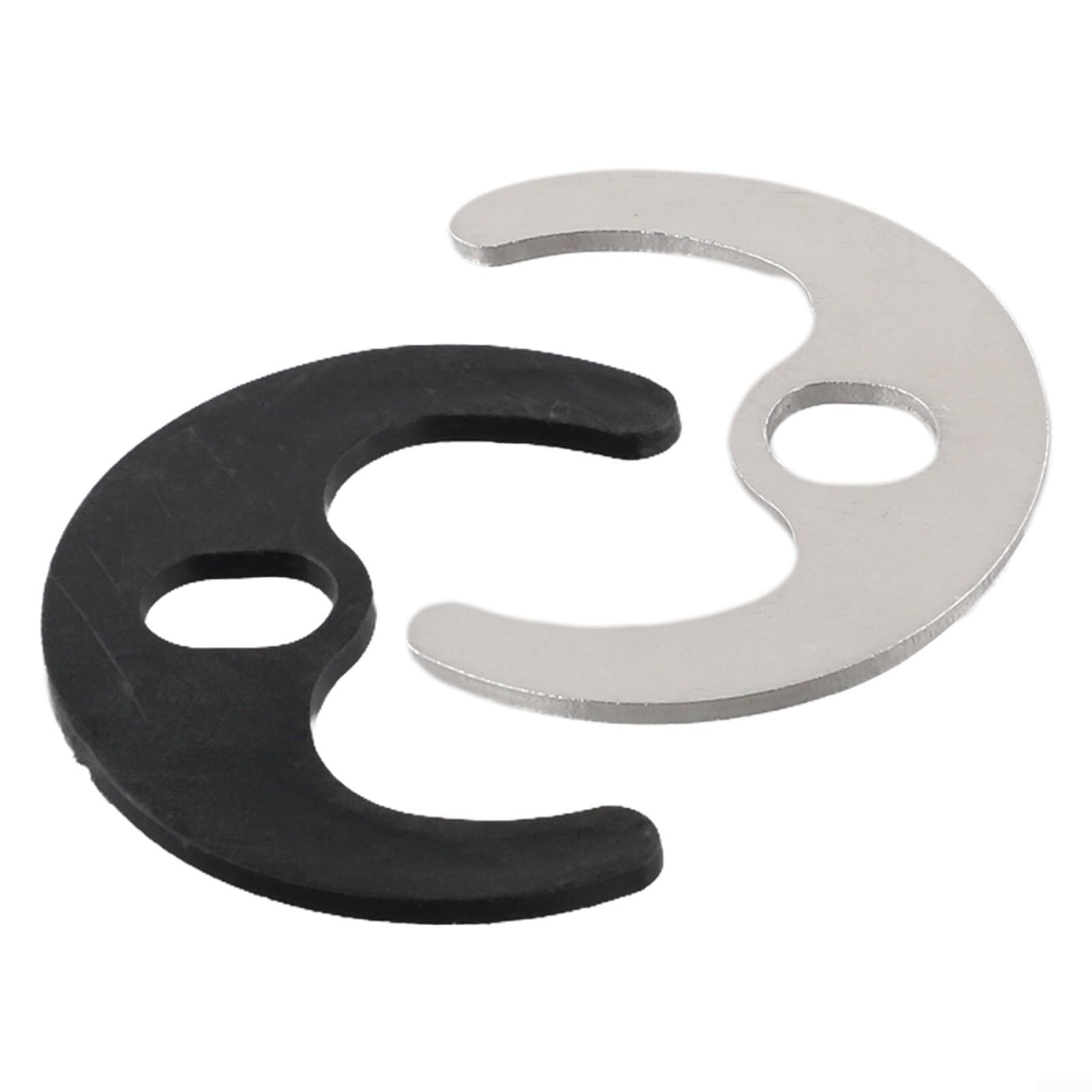 Niceminiwall Kit de reparación de grifo de fregadero de cocina, juego de montaje monobloque de 4 piezas con perno de 60 mm, junta de acero, arandela de goma para grifo de lavabo, piezas de reparación