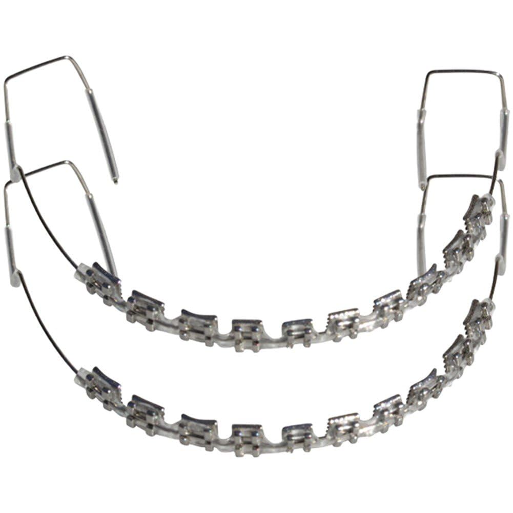 Wudaizhi 10 Bracket-typ, Transparenter Metall-Bracket-Haken, Temporäre Zahndekoration Metalldrähten Und Kieferorthopädischen Ligaturbändern, Zahndekorationen