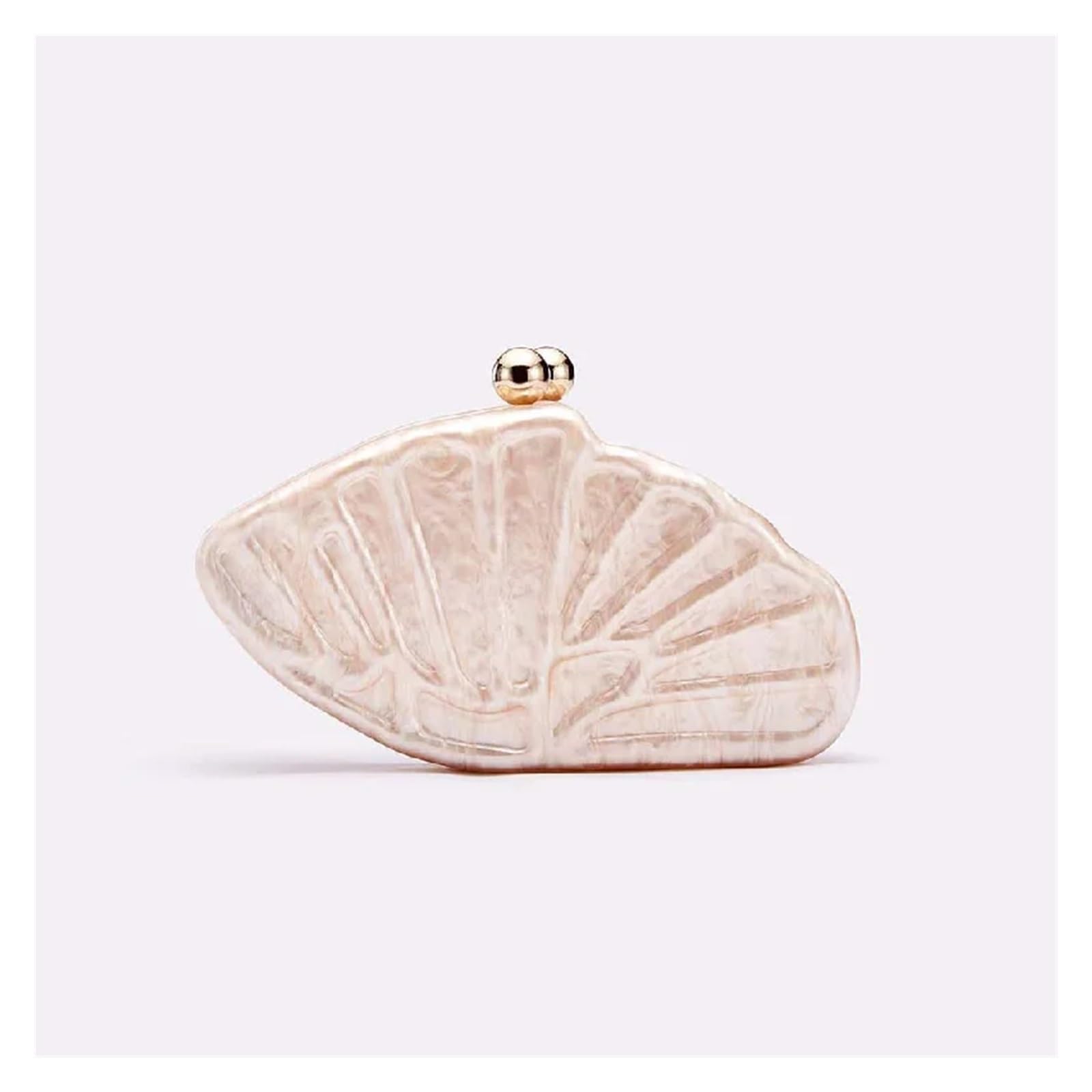 Luxuriöse Damen-Umhängetasche, fächerförmig, mit Muschelmuster, ideal for Hochzeiten und Abendveranstaltungen. Auch als Clutch, Schultertasche oder Perlentasche erhältlich Für Hochzeiten