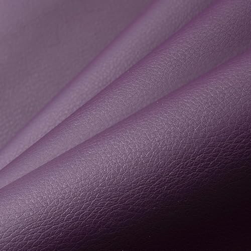 Polipiel Adhesivo, 60 x 137cm Parche Cuero, Parches para Polipiel, Polipiel Adhesiva, Polipiel Adhesiva Piel, Cuero Adhesivo Parches para Sofá, PU Muebles, Asiento de Coche, Muebles (Morado Oscuro)