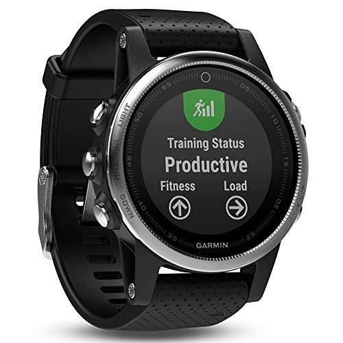 Garmin Fenix 5S Plus - Reloj GPS multideporte, color negro