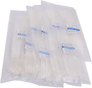 1000pcs 8 inch Nylon Cable Tie Self Locking 8