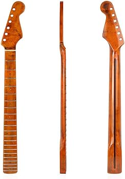 Amazon.co.jp: TUUWAI 21フレットエレキギターネック交換用ギター