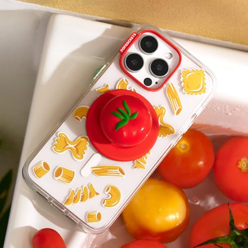 Image of PopSockets Phone Grip for MagSafe, Magnetic Holder, Phone Stand - Pomodoro