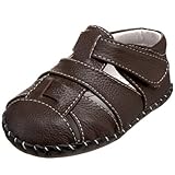 pediped Originals Harvey Sandal (Infant),Chocolate Brown,Small (6-12 Months)