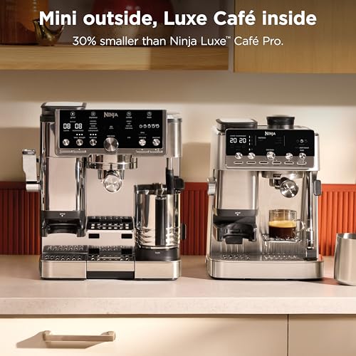 Ninja Luxe Café Mini Plus with AutoFroth, Espresso & Drip, Stainless, ES351 - image 2