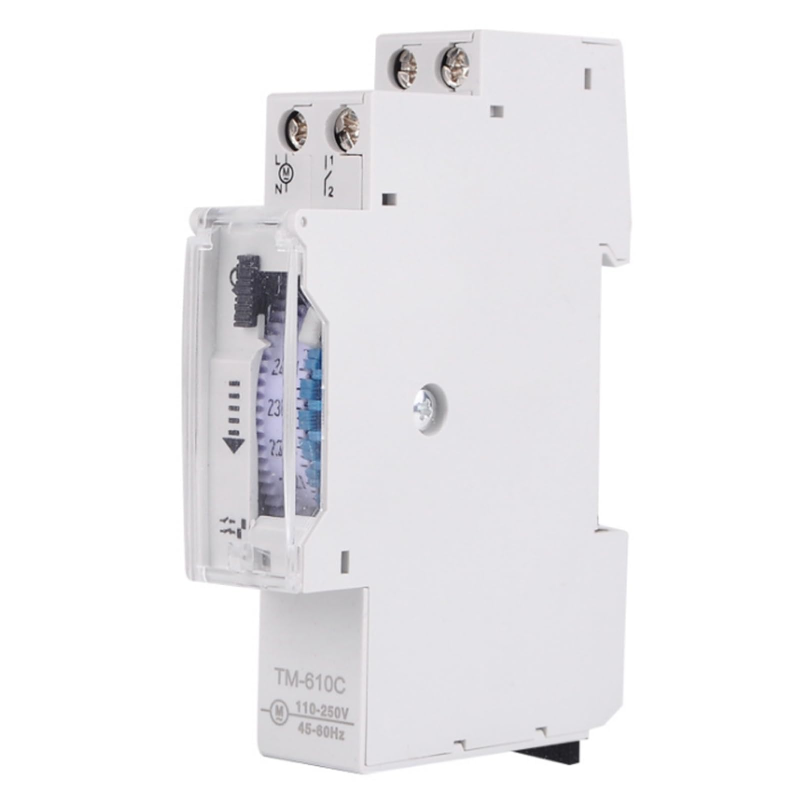 Interruttore Orario Timer Interruttore 250V AC 1 DIN Della Luce Interruttore di Temporizzazione Intelligente per Binari 1P per Lampioni Fabbriche Luci per Insegne Pubblicitarie Apparecchiat