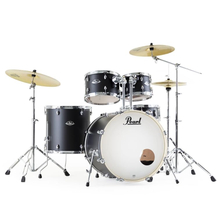 【希少】BLACK PEARL PROTO 178 19-20 Pearl Export Series 5Pcs Drum Set, Hybrid Shell Pack -Satin Shadow