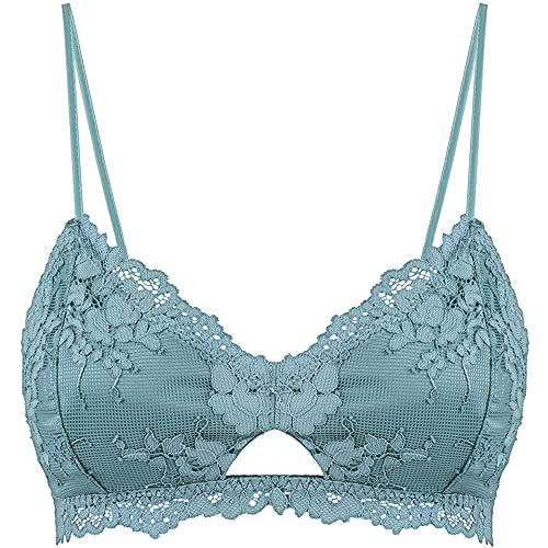 Bralette pour femme WENJUN, la haute finesse de la dentelle florale sans armature