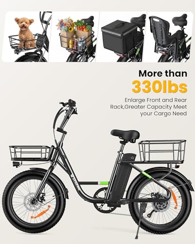 isinwheel U7S Step-Thru Cargo Ebike