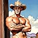 Male Nude Calendar for 2025, Sexy Cowboy Pinup Art, Subjects in Full Frontal Nudity, 12 Original Pin-Up Illustrations of Handsome Men in the Wild Wild West