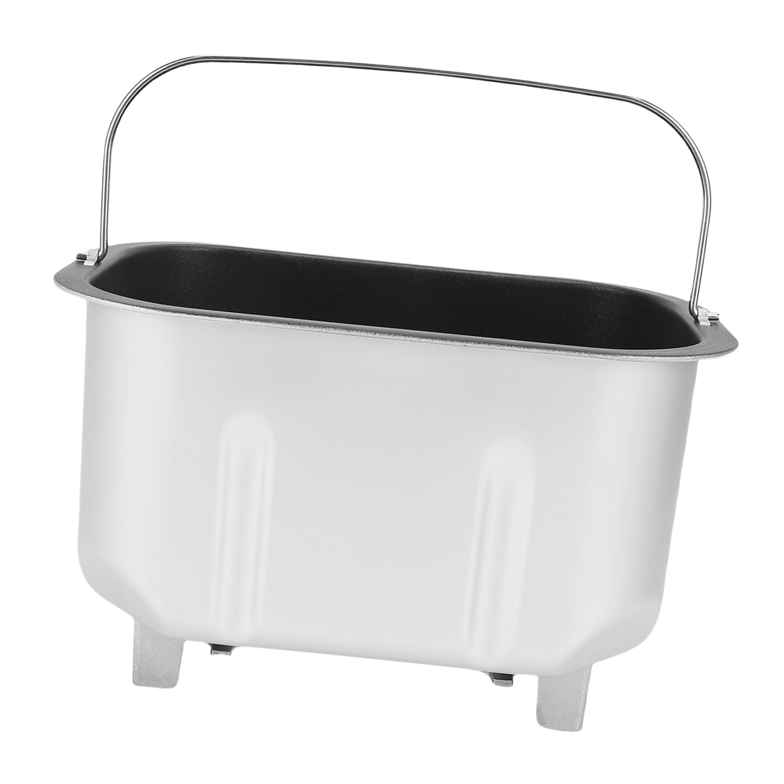 Máquina para Hacer Pan con Revestimiento Antiadherente de Acero Inoxidable, Cubo para Hornear con Doble Cubo para Mezclar Pan, para Panaderos Domésticos y Panaderías Comerciales