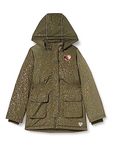 s.Oliver Mädchen 403.12.209.16.151.2116931 Mantel langarm, khaki/oliv AOP,...
