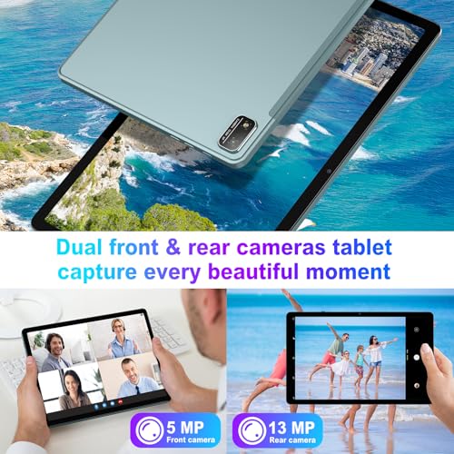 Image of AISLPC 11 Inch Tablet Android 13 Tablets 16GB RAM+256GB ROM+1TB Expand Octa-Core Tablets PC with Dual SIM Card Slot, 2K 2000 x 1200 Display, 8+13MP Dual Camera, Bluetooth5.0, GPS, 5G /2.4G WiFi