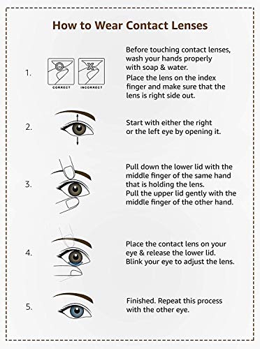 Diamond eye lens Grey Candy Pack - Zero Power Color Contact Lens Dailies eye contact lens for women girls (2 Lens/Box) - Image 4