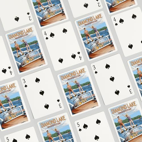 Lantern Press Juego de 52 Cartas de Póker Tamaño Estándar miniatura 4