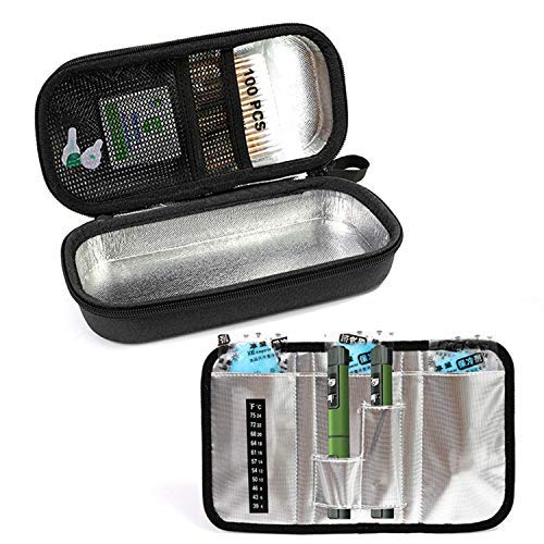 Corelife insulin cooler travel case, diabetic medication holder b…